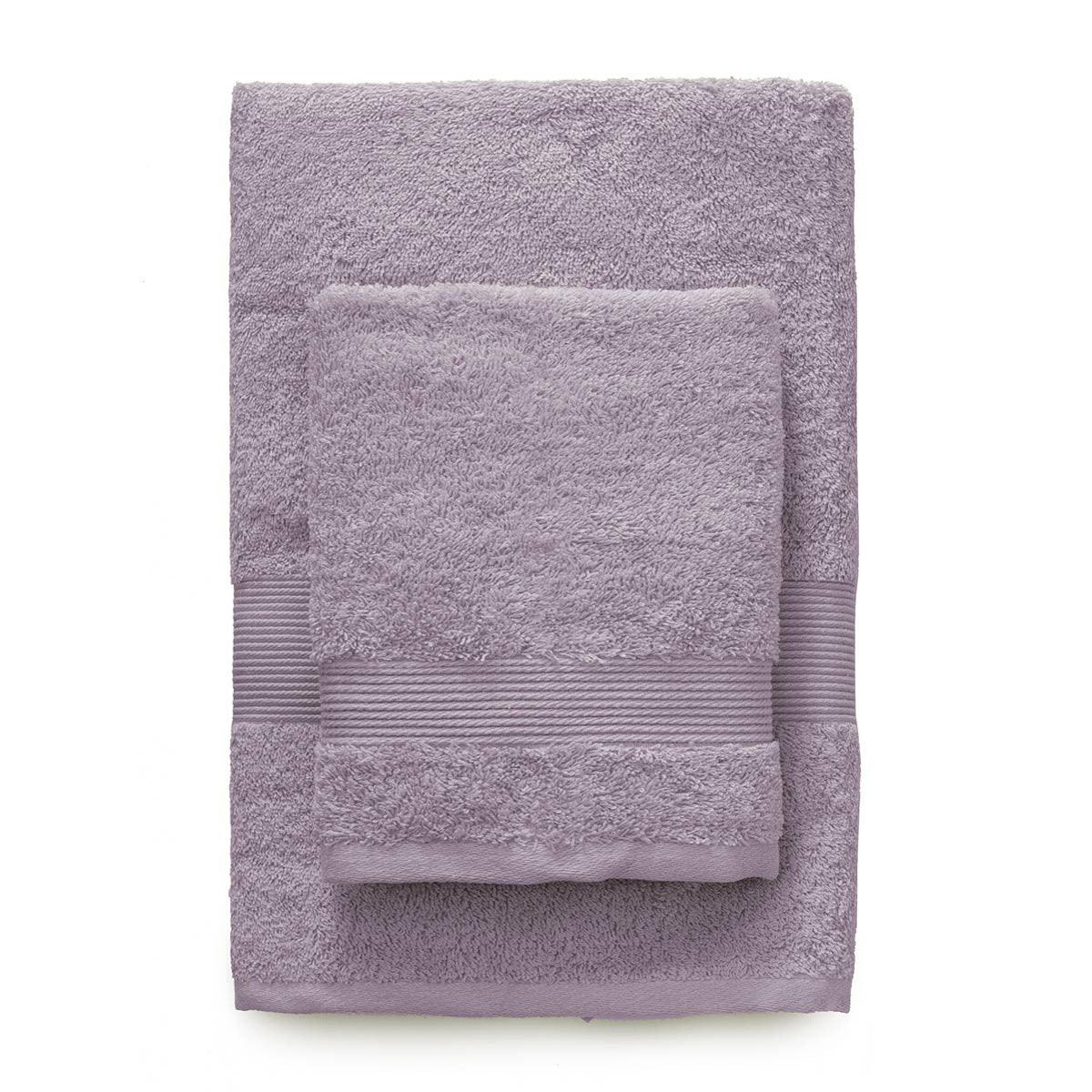 BANANALU Set 4 Asciugamani 50x100 Cm - 100% Cotone, 500 G/m², Morbidi E Assorbenti, Colore Antracite