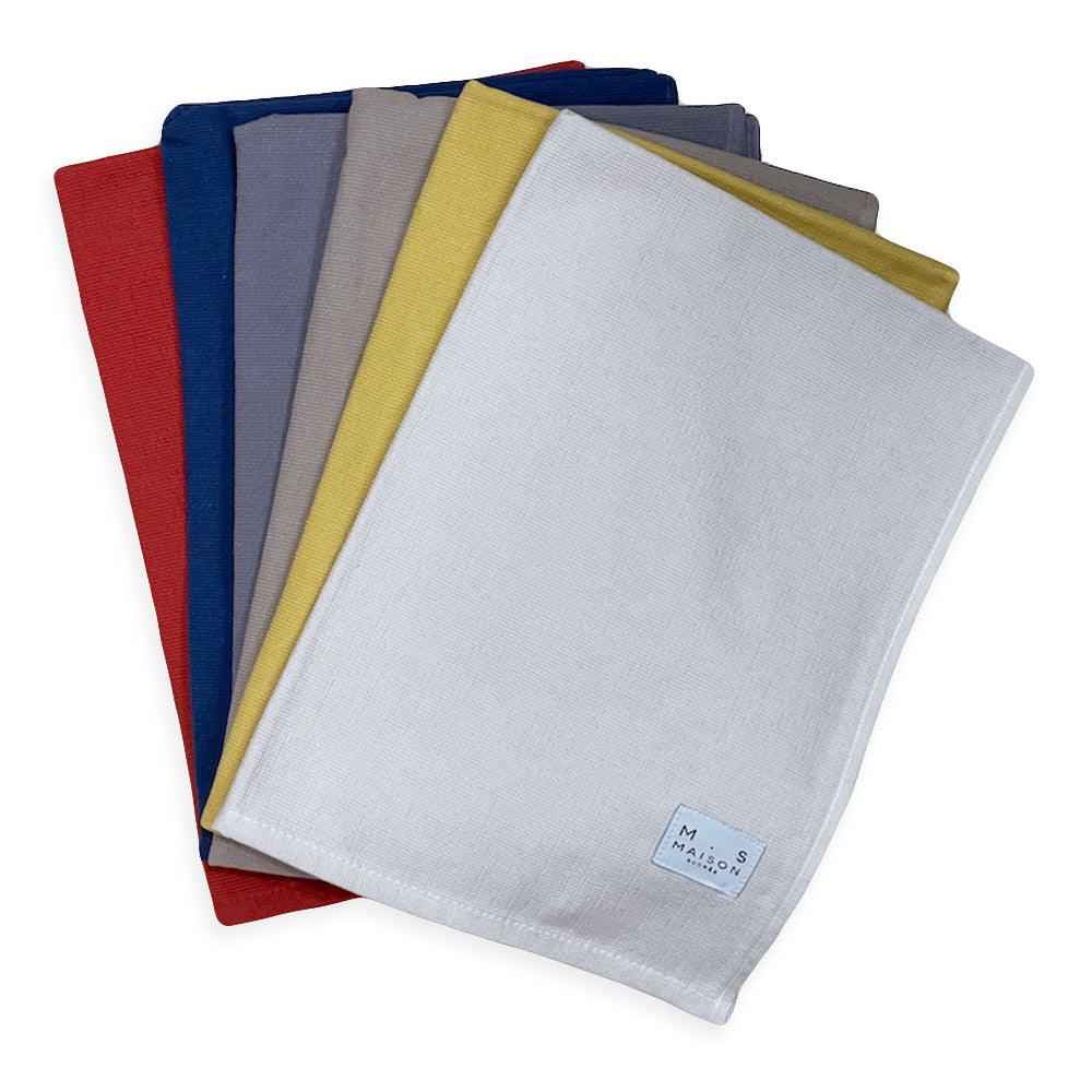 Maison Sucree Confezione 6 Canovacci Spugna Assortiti D25 - Passarelli Biancheria