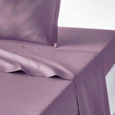 Mirabello Completo Lenzuola Matrimoniale in Percalle Tinta Unita Louisiana S84 - Passarelli Biancheria