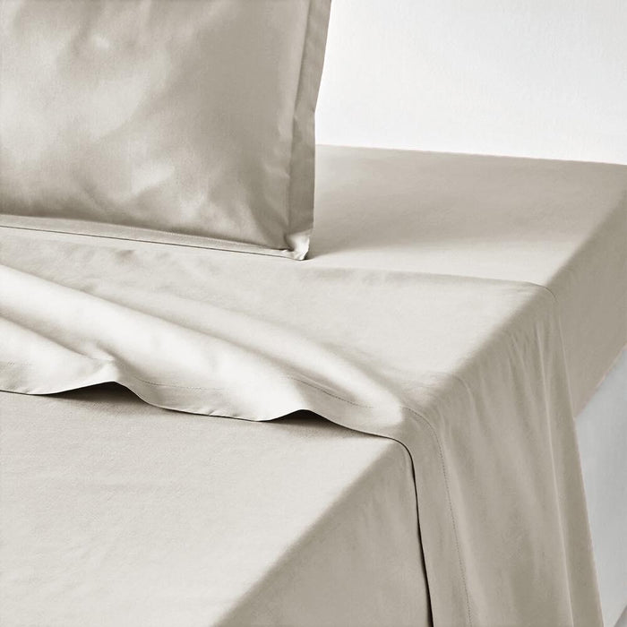 Mirabello Carrara-Bettlaken-Set aus unifarbenem Baumwollperkal Louisiana S84