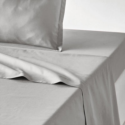 Mirabello Completo Lenzuola Matrimoniale in Percalle Tinta Unita Louisiana S84 - Passarelli Biancheria