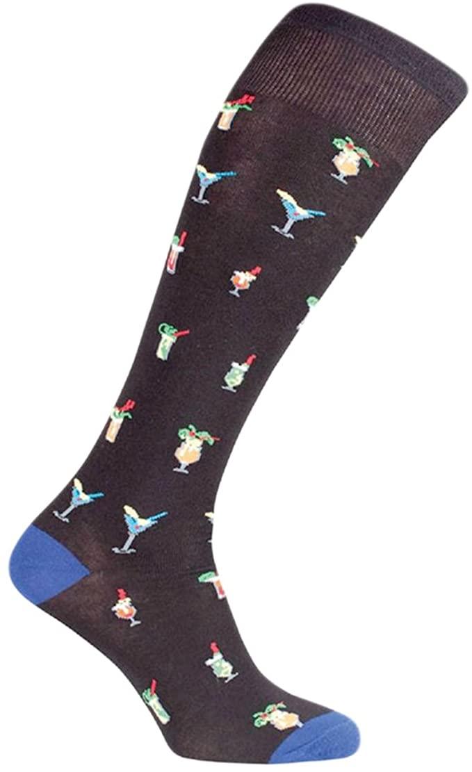 Officine Tessili Calza Lunga in Caldo Cotone disegno Cocktail OT20W18 S66 - Passarelli Biancheria