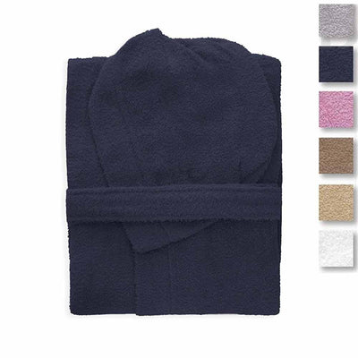 Novia Accappatoio Microspugna Unisex con Cappuccio Oltreoceano D15 - Passarelli Biancheria