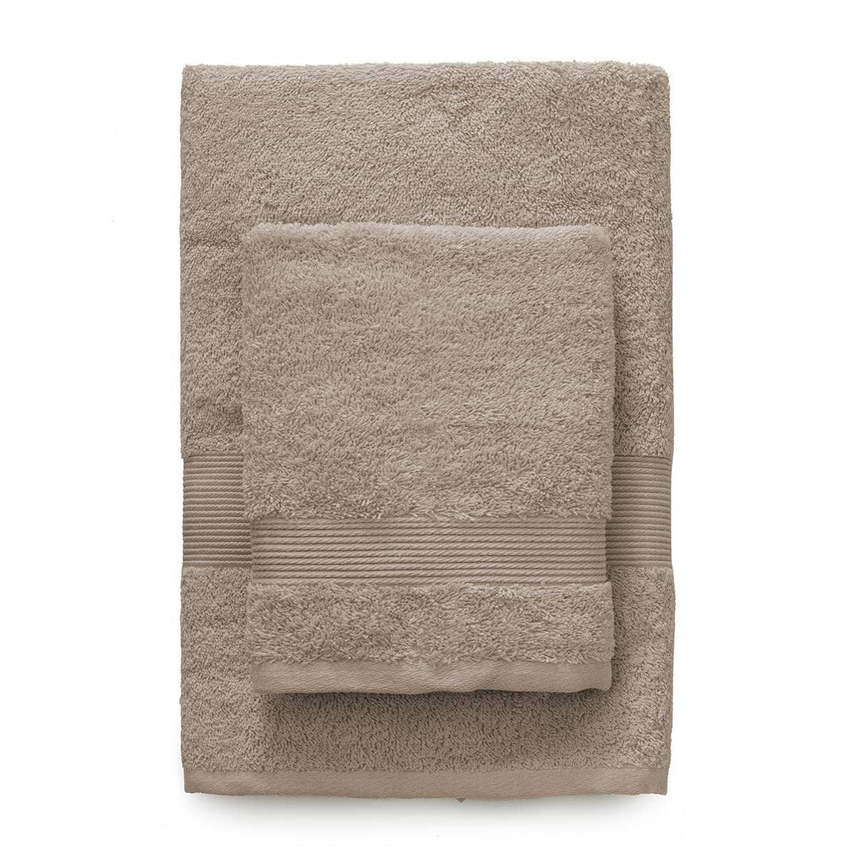 Zucchi Set Asciugamani 1+1 Solotuo di Cotone 560 gr/mq D18 - Passarelli Biancheria