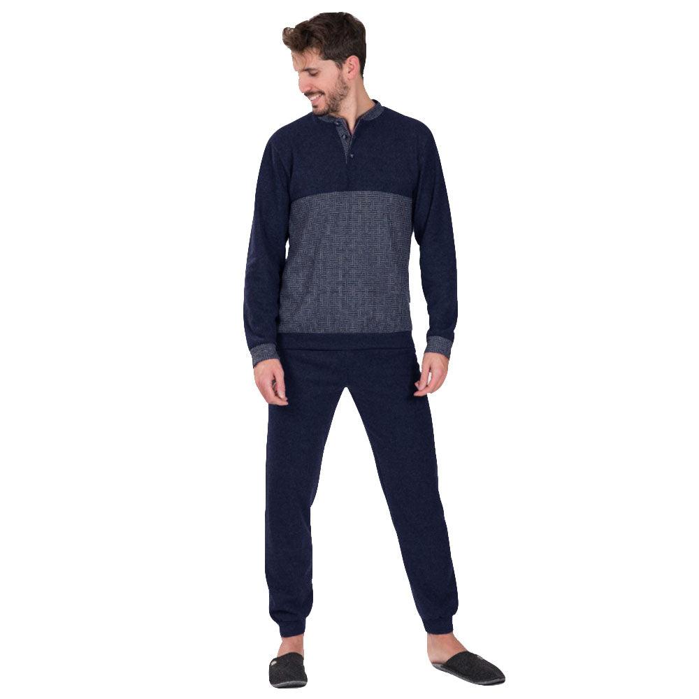 OneWay Invernale Pigiama da Uomo in Punto Milano 533W S44 - Passarelli Biancheria