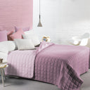 Caleffi Copriletto Trapuntato Matrimoniale Tinta Unita Modern Bicolor - Passarelli Biancheria