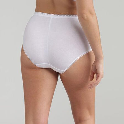 Playtex Slip Midi da Donna Cotone e Pizzo P00BT S85 - Passarelli Biancheria