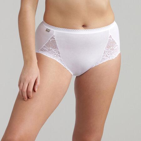 Playtex Slip Midi da Donna Cotone e Pizzo P00BT S85 - Passarelli Biancheria