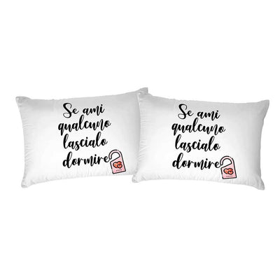 Federe Printed 52x82cm Stampata Messaggi D12 - Passarelli Biancheria