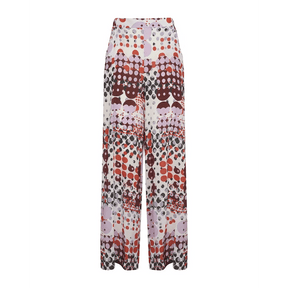 Ragno Pantalone a palazzo in mussola di viscosa DG86PA S58 - Passarelli Biancheria