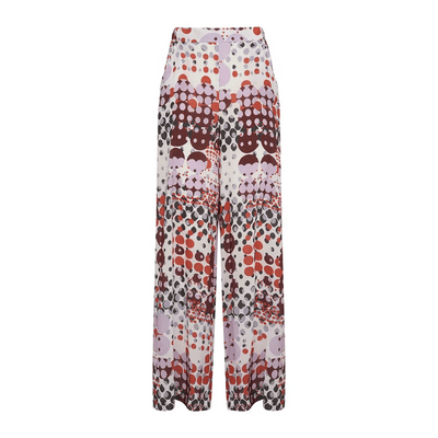 Ragno Pantalone a palazzo in mussola di viscosa DG86PA S58 - Passarelli Biancheria
