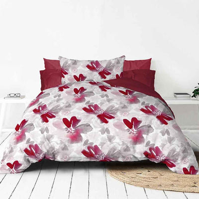 Parure Copripiumino con Federe Stampato in Microfibra Passion - Dimensioni Varie - Passarelli Biancheria