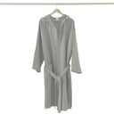Bassetti Time Accappatoio con cappuccio in microfibra tinta unita S36 - Passarelli Biancheria