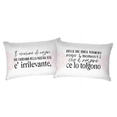 Federe Printed 52x82cm Stampata Messaggi D12 - Passarelli Biancheria