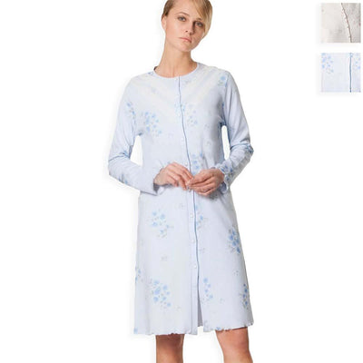 Ragno Camicia da Notte Caldo Cotone Aperta N1209W S50 - Passarelli Biancheria
