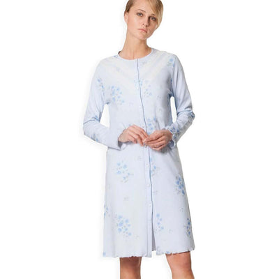 Ragno Camicia da Notte Caldo Cotone Aperta N1209W S50 - Passarelli Biancheria