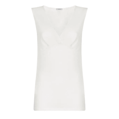 Ragno Canottiera da Donna Lana Cotone con Forme 072454 S26 - Passarelli Biancheria