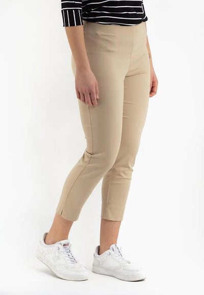 Ragno Pantalone a sigaretta in raso di cotone elasticizzato D926PY S44 - Passarelli Biancheria