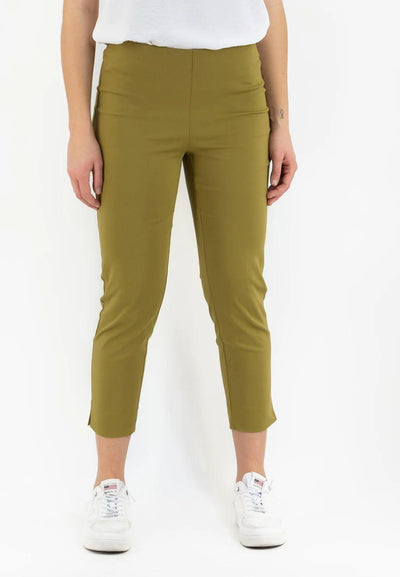 Ragno Pantalone a sigaretta in raso di cotone elasticizzato D926PY S44 - Passarelli Biancheria