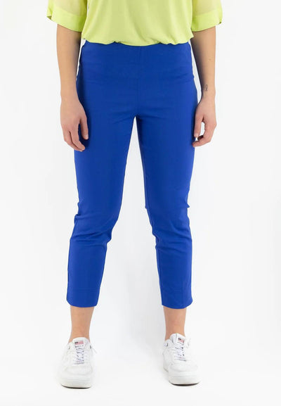 Ragno Pantalone a sigaretta in raso di cotone elasticizzato D926PY S44 - Passarelli Biancheria