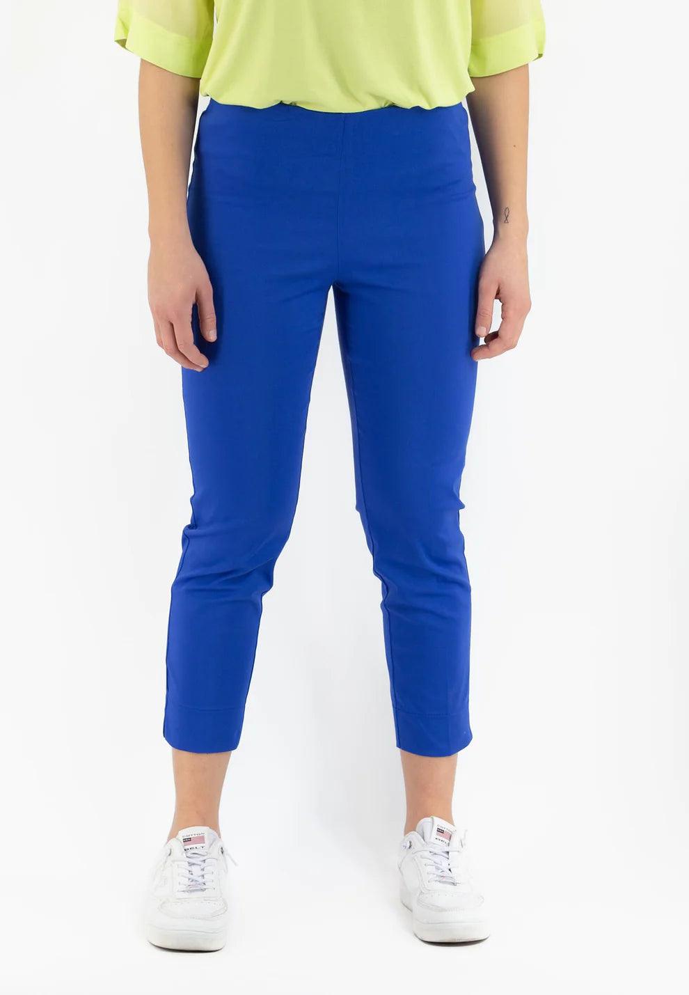 Ragno Pantalone a sigaretta in raso di cotone elasticizzato D926PY S44 - Passarelli Biancheria