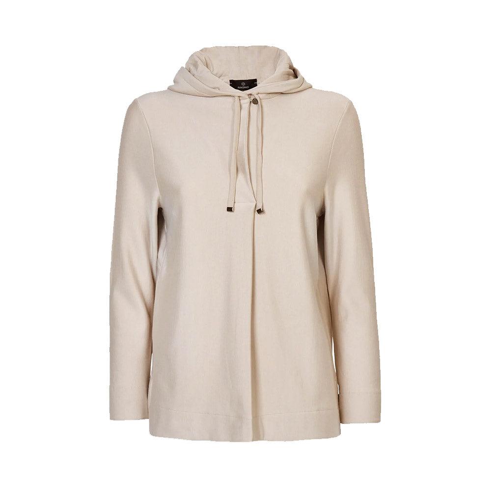 Ragno Felpa da Donna con cappuccio in Eco Techno Fleece DE75XV S64 - Passarelli Biancheria