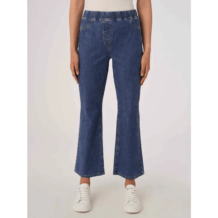Ragno Women's Flare Jeans in Eco Cotton Denim DD01PM S58