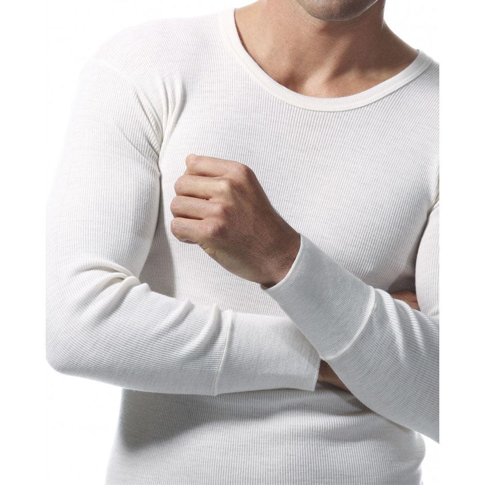 Ragno Maglia Uomo Intima Maniche Lunghe Girocollo in Lana Pesante 003159 S44 - Passarelli Biancheria