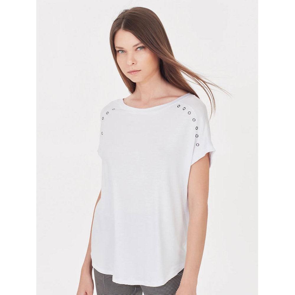 Ragno Maglietta da Donna in jersey di viscosa elasticizzata DD78TX S28 - Passarelli Biancheria