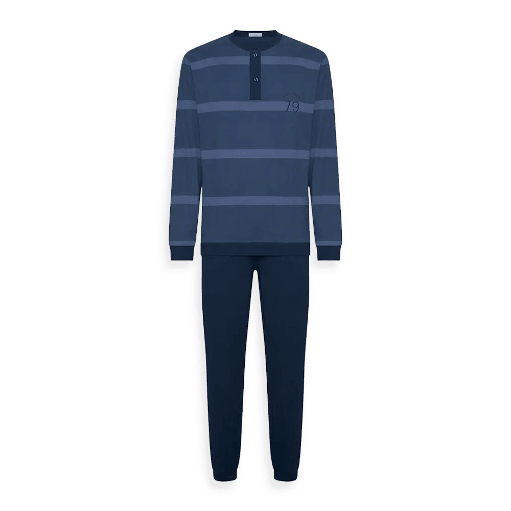 Ragno Pigiama Cotone Leggero da Uomo U648N1 S32 - Passarelli Biancheria