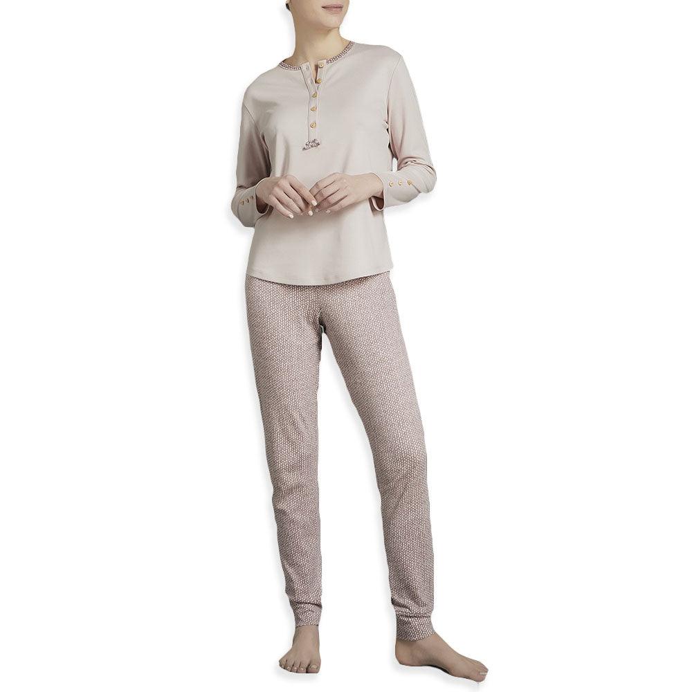 Ragno Pigiama Invernale in Caldo Cotone da Donna DA33N1 S27 - Passarelli Biancheria