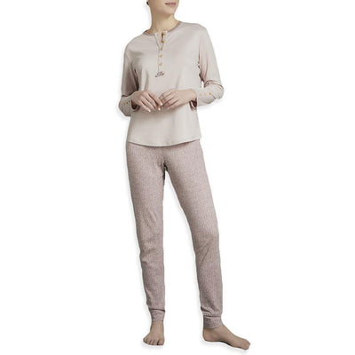 Ragno Pigiama Invernale in Caldo Cotone da Donna DA33N1 S27 - Passarelli Biancheria