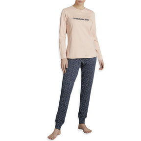 Ragno Pigiama Invernale in Caldo Cotone da Donna DA63N1 S27 - Passarelli Biancheria