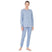 Ragno Pigiama da Donna Cotone Leggero Aperto Maniche Lunghe DC51N6 S40 - Passarelli Biancheria