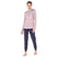Ragno Pigiama da Donna Cotone Leggero Aperto Maniche Lunghe DC55N6 S40 - Passarelli Biancheria