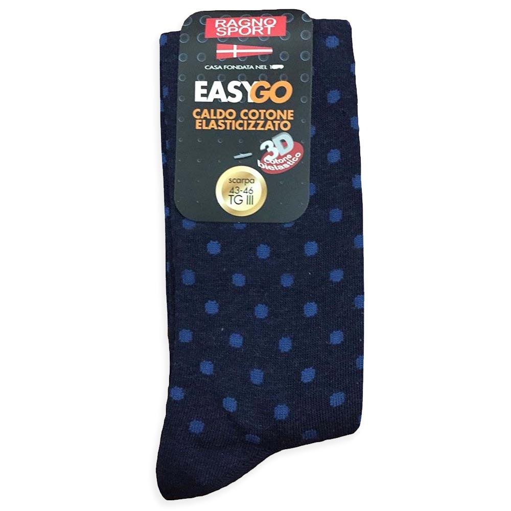 Ragno 9 ParisCarpa: 3 Blister (9 Paia) Di Calzini Uomo In Cotone Ultra Ritorto, Leggeri E Antiscivolo, Taglia 43-46, Nero