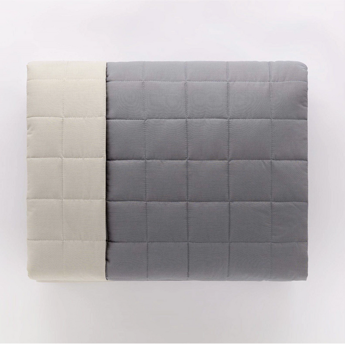 Riviera Paint Single Double Face Quilted Cotton Bedspread - B60