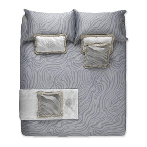 Roberto Cavalli Home Copriletto Trapuntato Matrimoniale Macro Zebrage S385 - Passarelli Biancheria