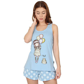 Santoro Gorjuss Pigiama Corto Canottiera da Donna 54464 S26 - Passarelli Biancheria