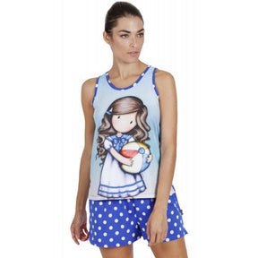 Santoro Pigiama da Donna Corto Estivo Balon 55525 S24 - Passarelli Biancheria