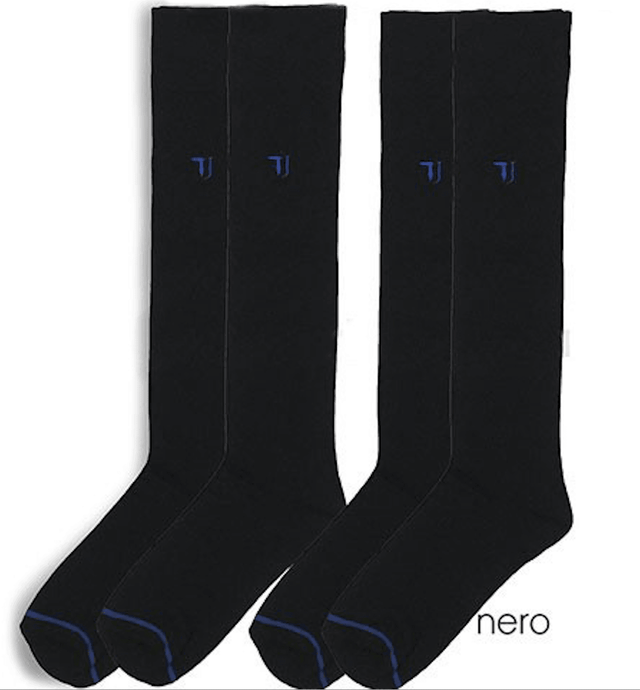 Trussardi Jeans Underwear Confezione 2 Paia Calzini Lunghi Uomo TR013S S84 - Passarelli Biancheria