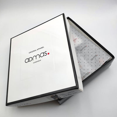 Admas Pigiama Bambino caldo cotone scozzese pied de poule 54286 S22 - Passarelli Biancheria