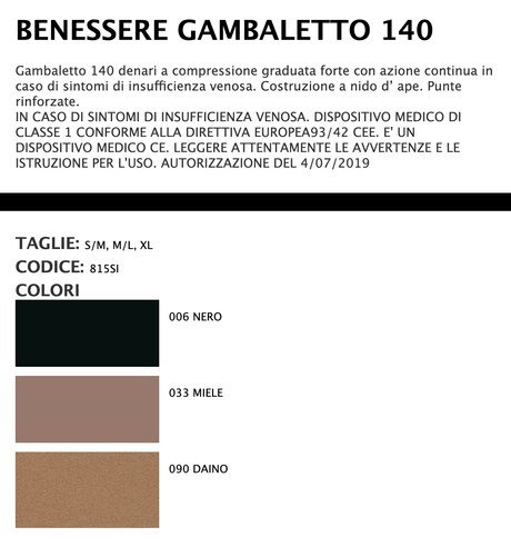 Sisi Gambaletto Benessere 140 815SI S50 - Passarelli Biancheria