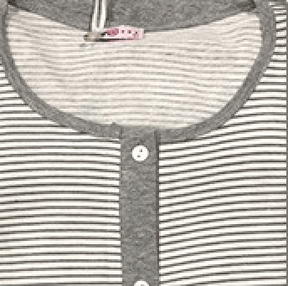 MyPi Pigiama Donna Lungo Aperto Avanti Cotone Leggero Misure Over 1842 S22 - Passarelli Biancheria