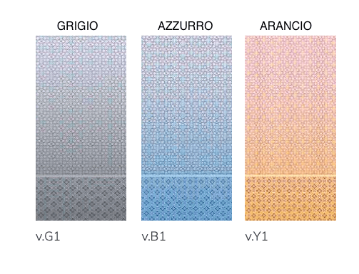 Zucchi Completo Lenzuola Matrimoniale in Percalle con Doppie Federe TIE D60 - Passarelli Biancheria