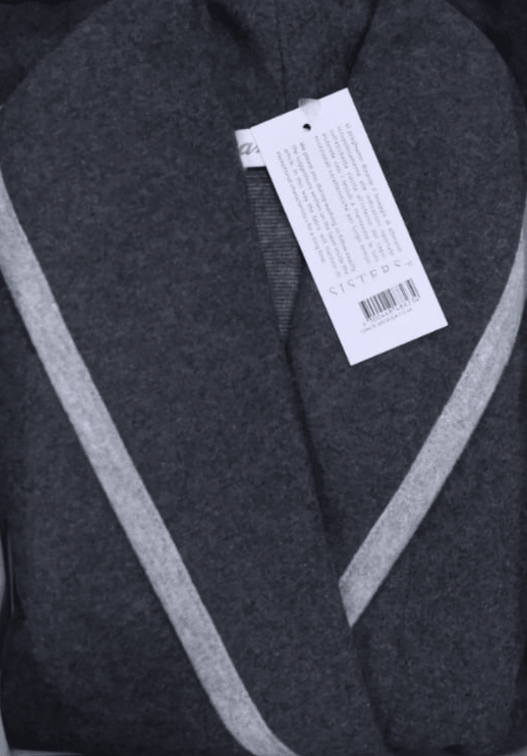 Amica Vestaglia Invernale in Punto Milano collo Sciallato da Donna A478 S40 - Passarelli Biancheria