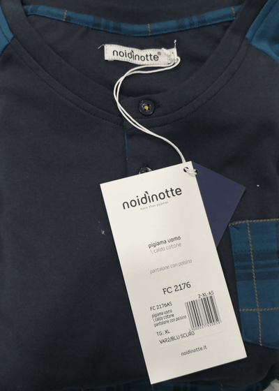 Noidinotte Pigiama da Uomo Caldo Cotone FC 2176 S29 - Passarelli Biancheria