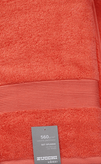 Zucchi Set Asciugamani 1+1 Solotuo di Cotone 560 gr/mq D18 - Passarelli Biancheria
