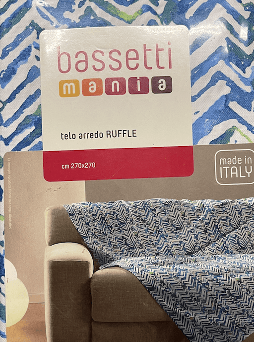 Bassetti Telo Arredo - Copriletto in Cotone misura 270x270 Ruffle S45 - Passarelli Biancheria