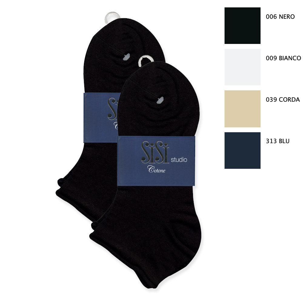 Sisi 2 Paia Calzino da Donna Fresh Cotton 1247SIBP S39 - Passarelli Biancheria